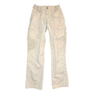 5.11 Tactical 64360 Cargo Pants Womens 4 Long Khaki Ripstop Utility
